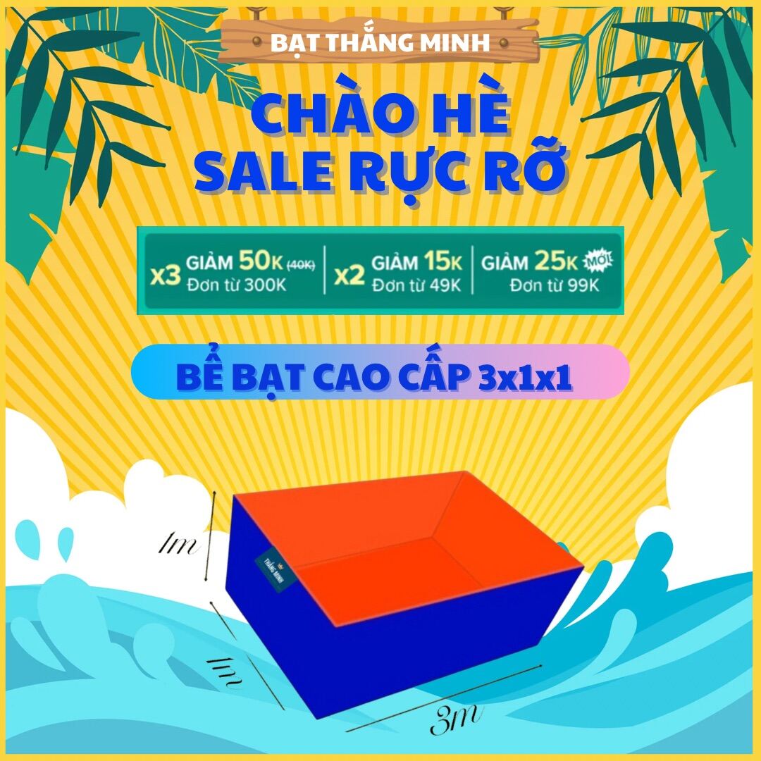 Bể bạt chứa nước cao cấp xanh cam chống UV. Bể bạt hdpe cho chăn nuôi, nuôi trồng làm bể bơi cho bé 