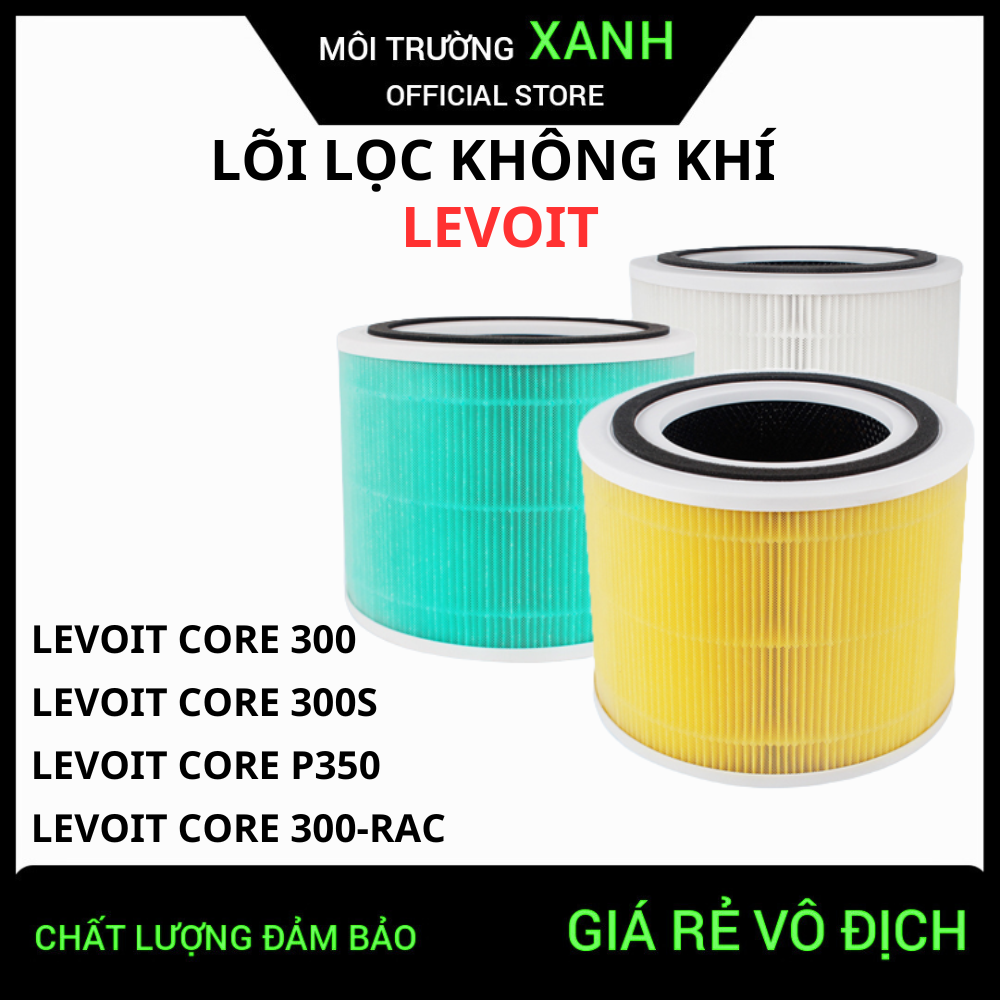 Lõi lọc không khí thay thế cho máy lọc không khí levoit: core 300, core 300s, core p350, core 300-rac