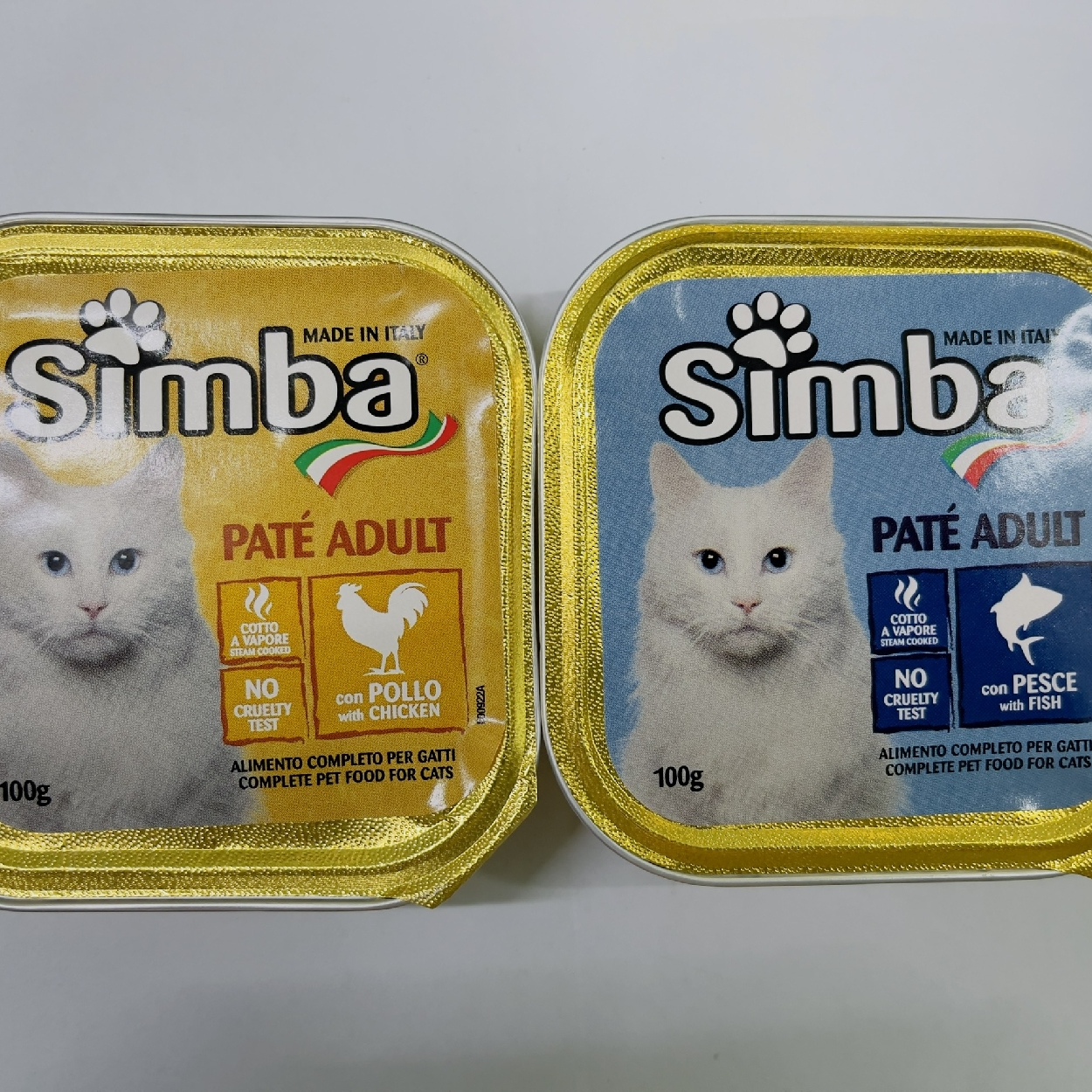 100g - Pate SIMBA cho mèo vị Cá ngừ và gà - thơm ngon nhập khẩu từ Ý - Simba Monge - đủ dinh dưỡng