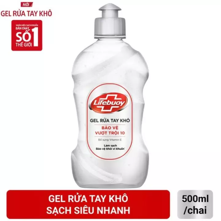 [HCM]Gel rửa tay khô Lifebuoy 500ml