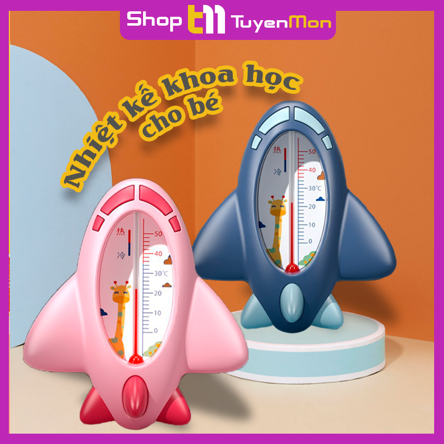 Nhiệt Kế Đo Nước Tắm, trong phòng cho bé yêu an toàn, báo nhiệt độ bằng dầu hỏa không THỦY NGÂN