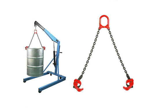 Sling xích cẩu thùng phuy 500kg, 1 tấn, xích cẩu 2 chân cẩu thùng phuy tải 500kg, tải 1 tấn