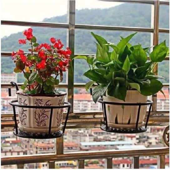[CHỌN MÀU] Bộ 3 Giá để chậu hoa treo ban công GIỎ HOA BAN CÔNG KỆ HOA BAN CÔNG SIÊU TIỆN LỢI