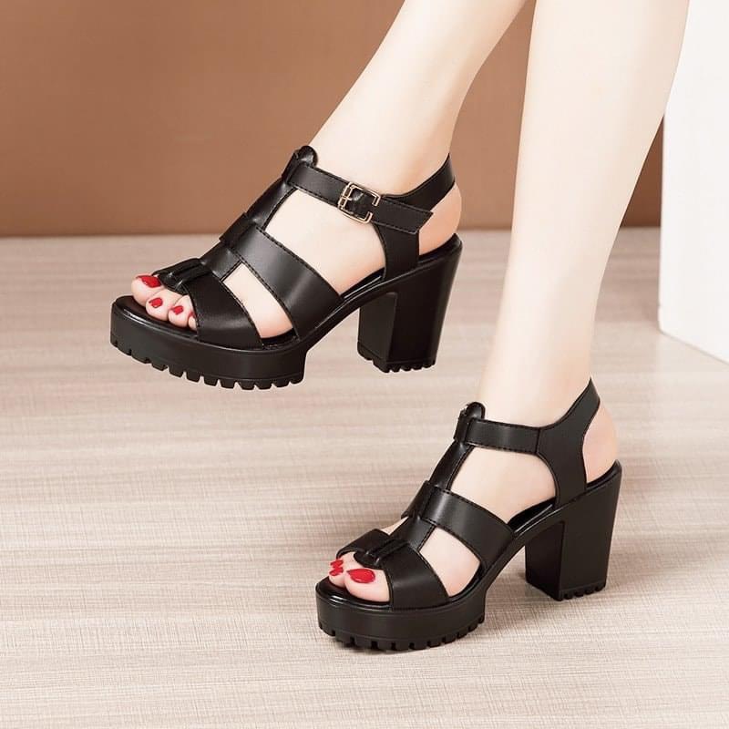 Giày sandal dây đan 7p
