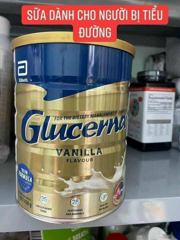 Sữa Glucerna Úc Dành Cho Người Tiểu Đường 850G Abbott