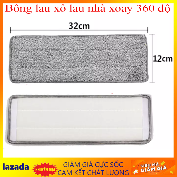 [ Video bông lau] Bông lau nhà - Bông lau thay thế cho cây lau nhà tự vắt