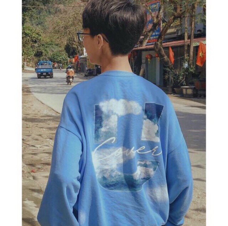 Áo nỉ hoodie nam nữ màu đông, áo thun nỉ cổ tròn form rộng tay dài freesize [ NỈ FREE]