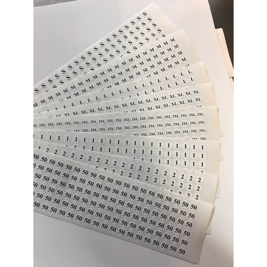 150 tem size số quần áo giầy dép size 1 cm giá rẻ
