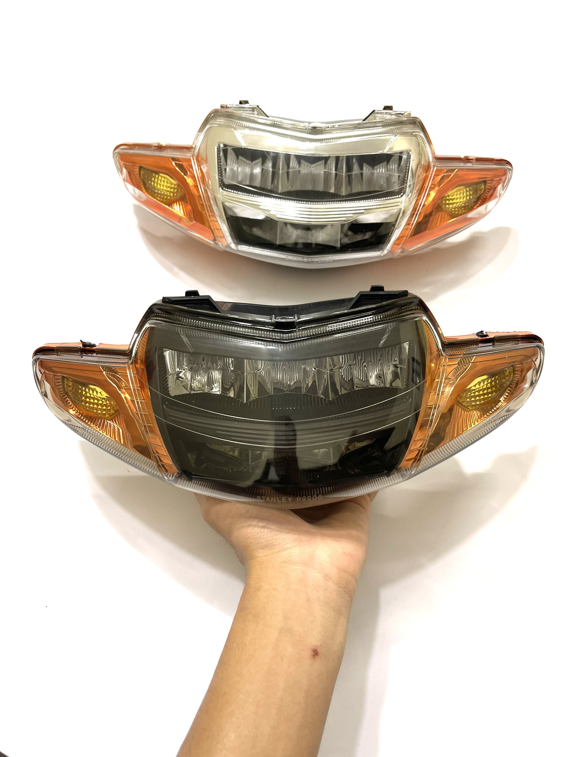 Đèn led pha 2 tầng cho wave nhỏ zx alpha bảo hành 1 năm