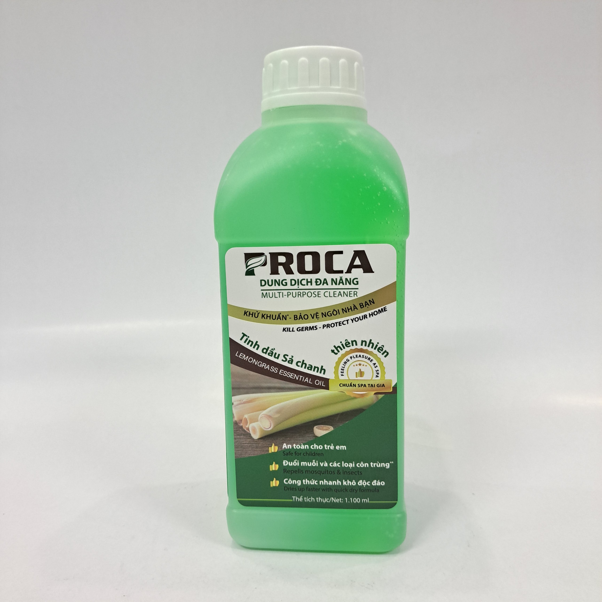 Dung dịch đa năng PROCA Tinh dầu sả chanh thiên nhiên 1.1