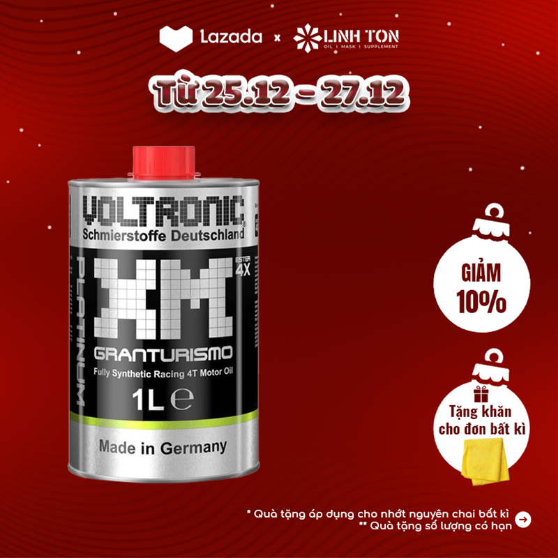 [HCM](XM 2021) Nhớt biến thiên cao cấp Voltronic XM Platinum Granturismo (xm platinum)