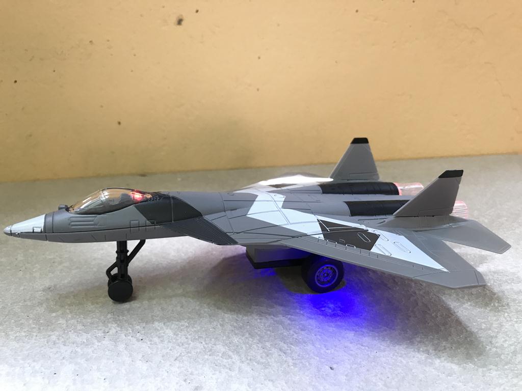 Mô hình máy bay đồ chơi su-57 kim loại &abs