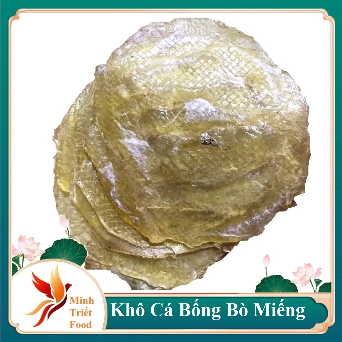 cá Bò khô - Khô cá Bò (cá bóng) ép miếng tròn, hàng chất lượng-Khô Cá Bống nướng thơm lừng dùng để ă
