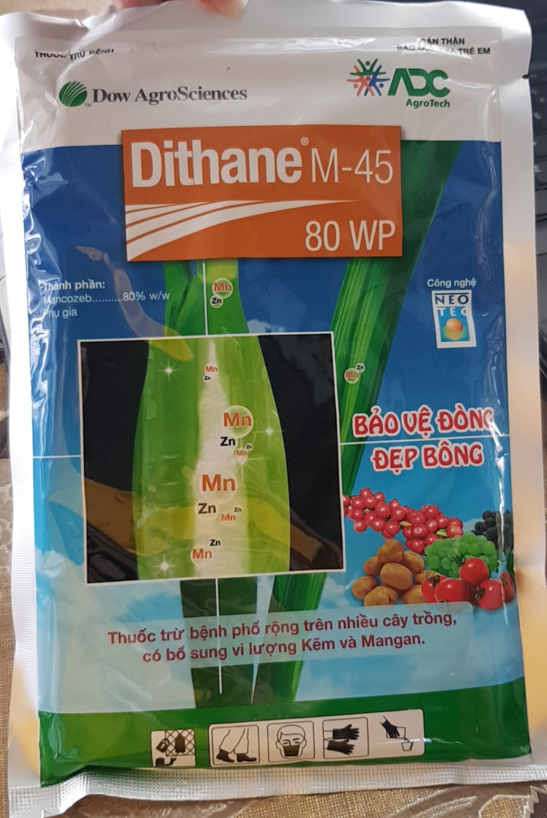 Thuốc Trừ Bệnh - Dithane M-45 80WP - Gói 250g