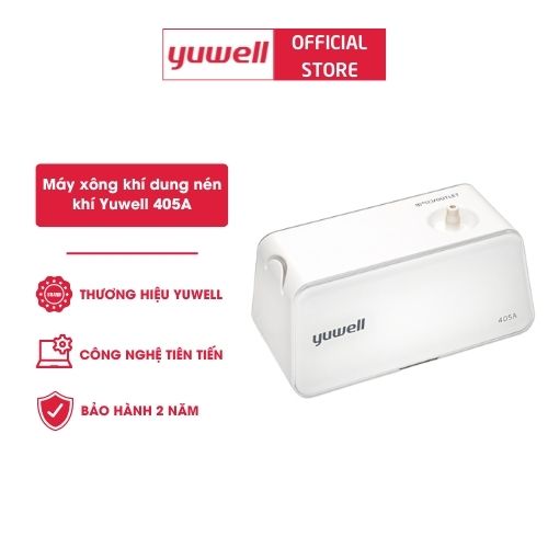 Máy xông khí dung, xông mũi họng Yuwell 405A - Hỗ trợ điều trị viên phế quản, viên phổi, viên xoang