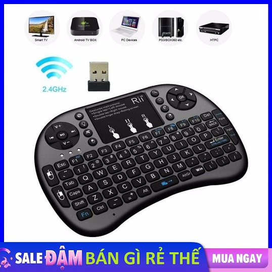 Chuột bay kiêm bàn phím không dây ukb500 cho smart tivi & android box