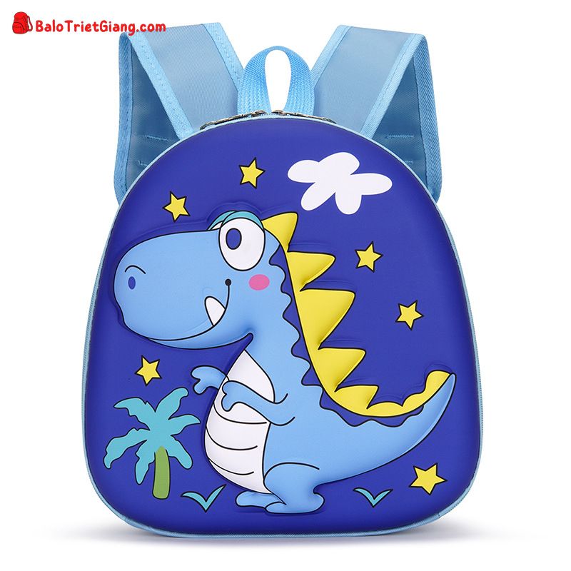 Balo trứng khủng long, Pony in hình 3D chống nước siêu nhẹ cho bé mẫu giáo từ 2 -6 tuổi đi học