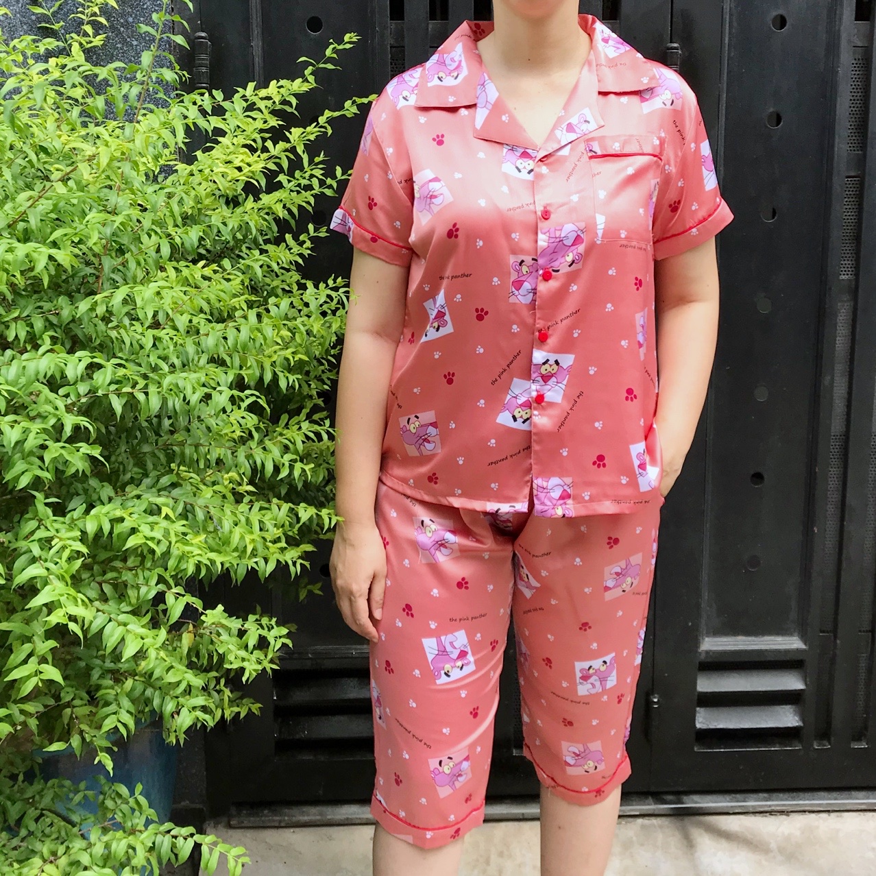 Pijama tay ngắn quần  lửng cho nữ vải Lụa Satin cao cấp rũ mềm đẹp mát size 50-65kg nhiều mẫu xinh xắn mặc ngủ mặc ở nhà