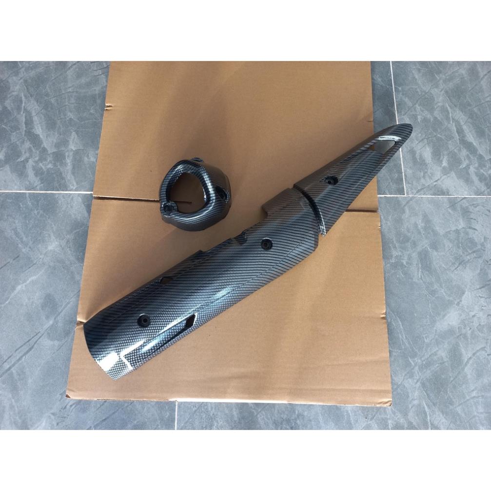 Ốp pô ex150 sơn cacbon kiểu zin