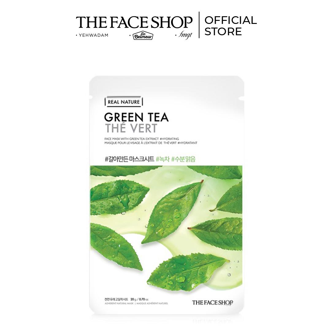 Combo 15 mặt nạ làm mềm da the face shop real nature 20g