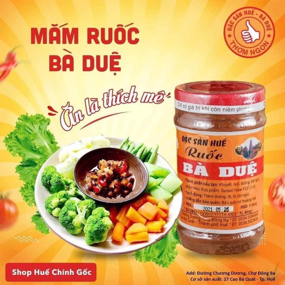 MẮM RUỐC BÀ DUỆ ĐẶC SẢN HUẾ 400g