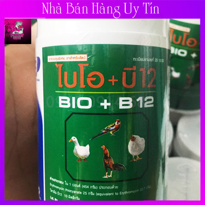 BIO B12  Úm Gà Con-Và Phòng Cho Gà Đá Chim Cảnh