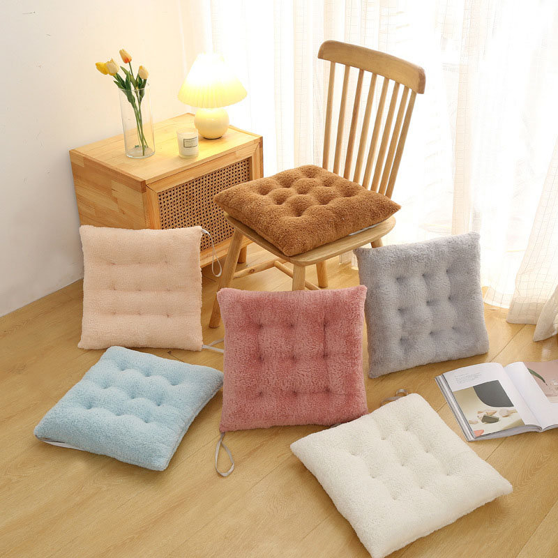 Đệm Lót Ghế Ngồi Văn Phòng Hình Vuông Phong Cách Đơn Giản Miếng Lót Ghế Sang Trọng Với Chất Liệu Bông Mềm Mịn TIDO TIDO