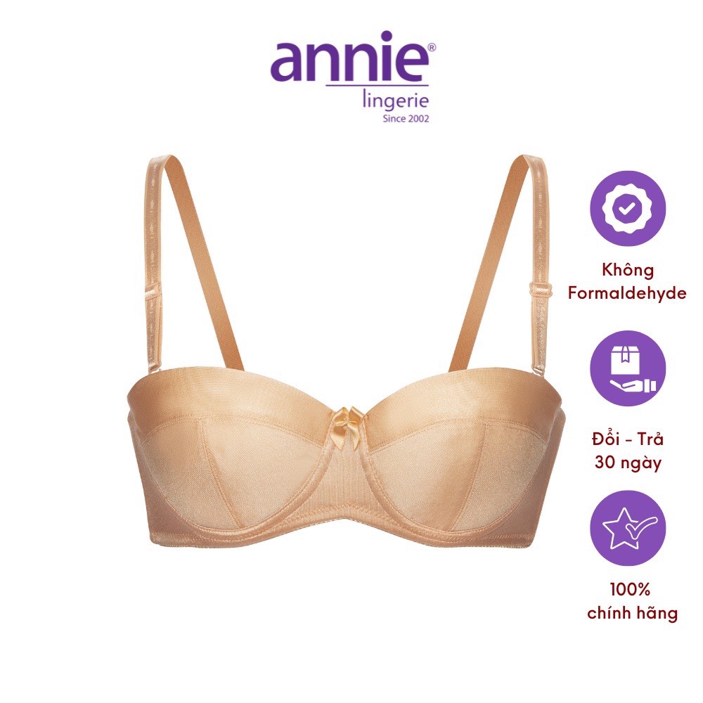 Áo ngực nữ annie cup ngang nửa ngực BF8149, có thể bỏ thêm miếng lót rời