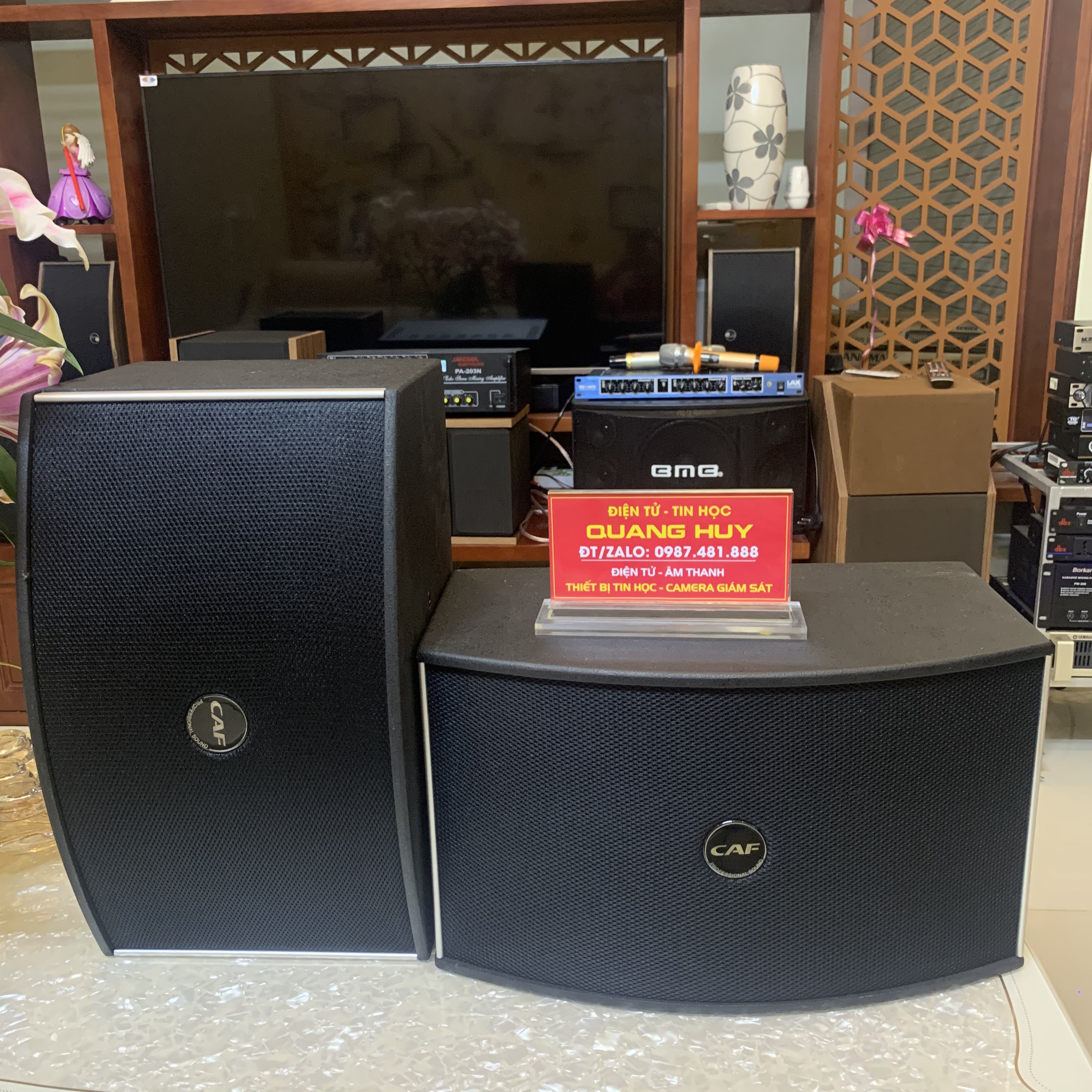 Loa nghe nhạc, karaoke caf tl f9 bass 25