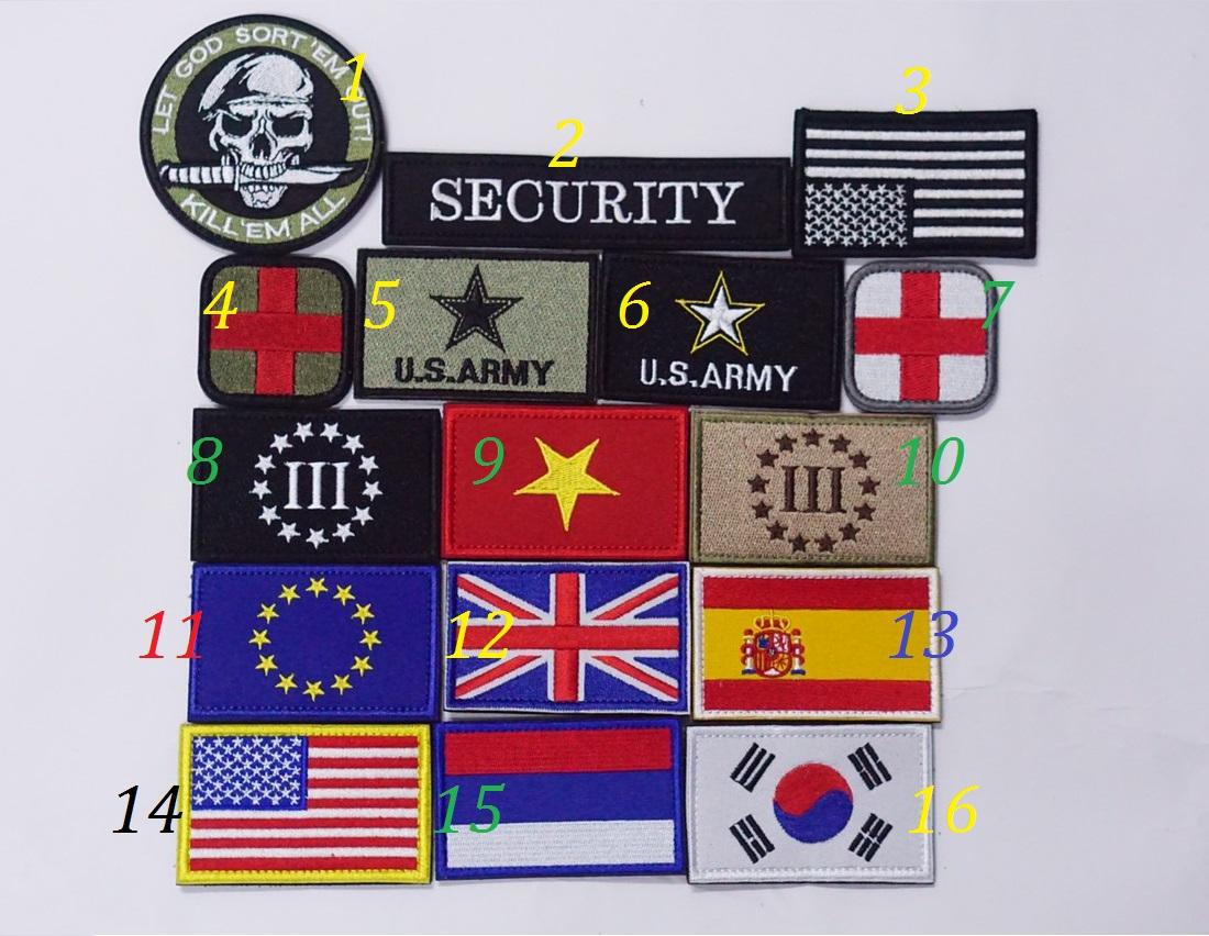 [HCM]Miếng patch dán logo vải thêuTactical 511