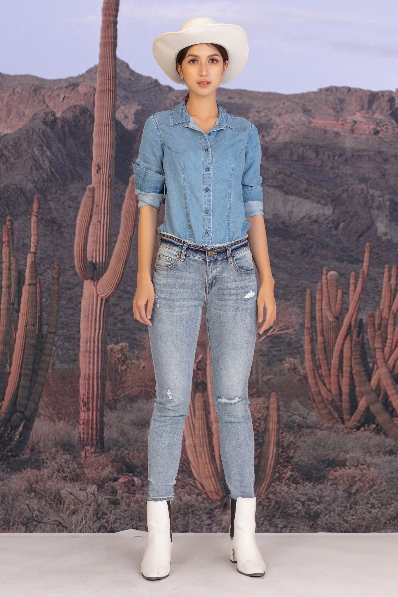 Quần jean nữ dáng skinny V-SIXTYFOUR - 319WD2091F1910