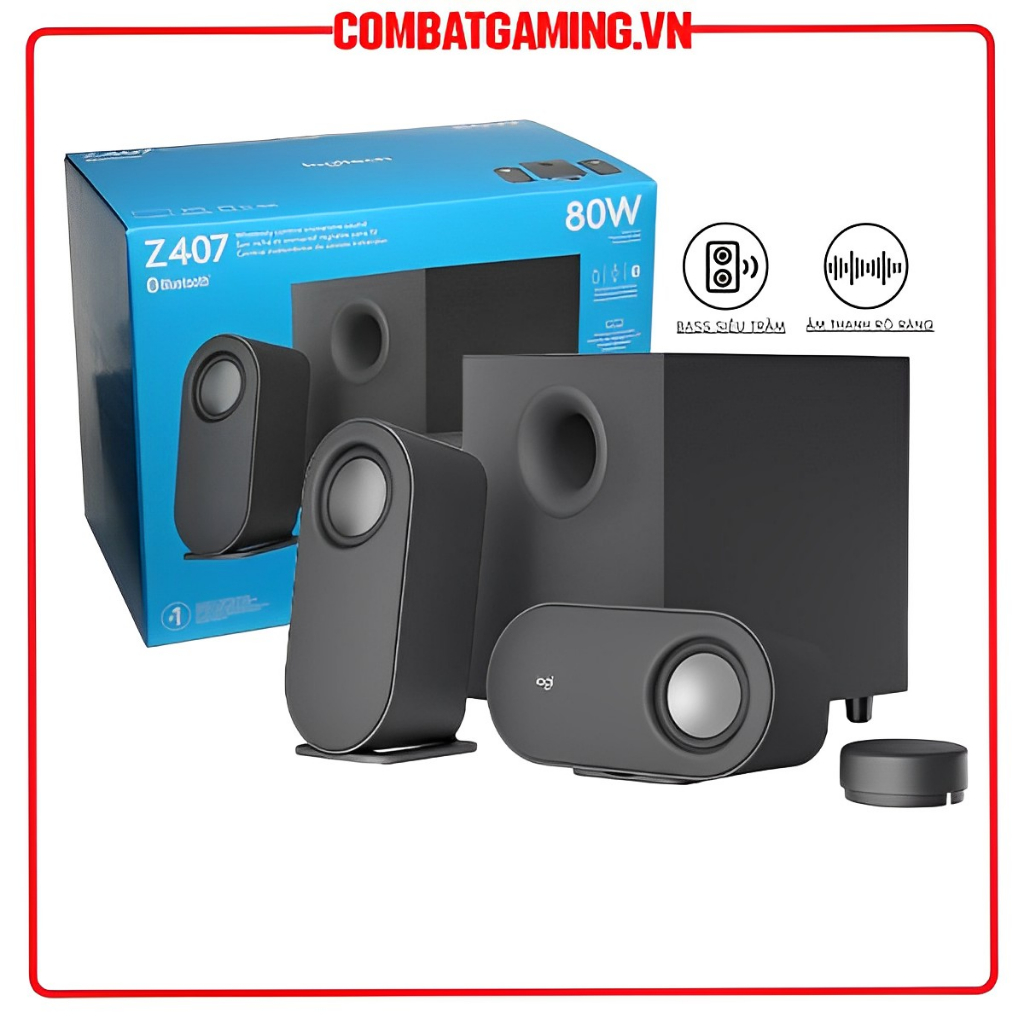 Loa máy tính Bluetooth Logitech Z407 Siêu Trầm
