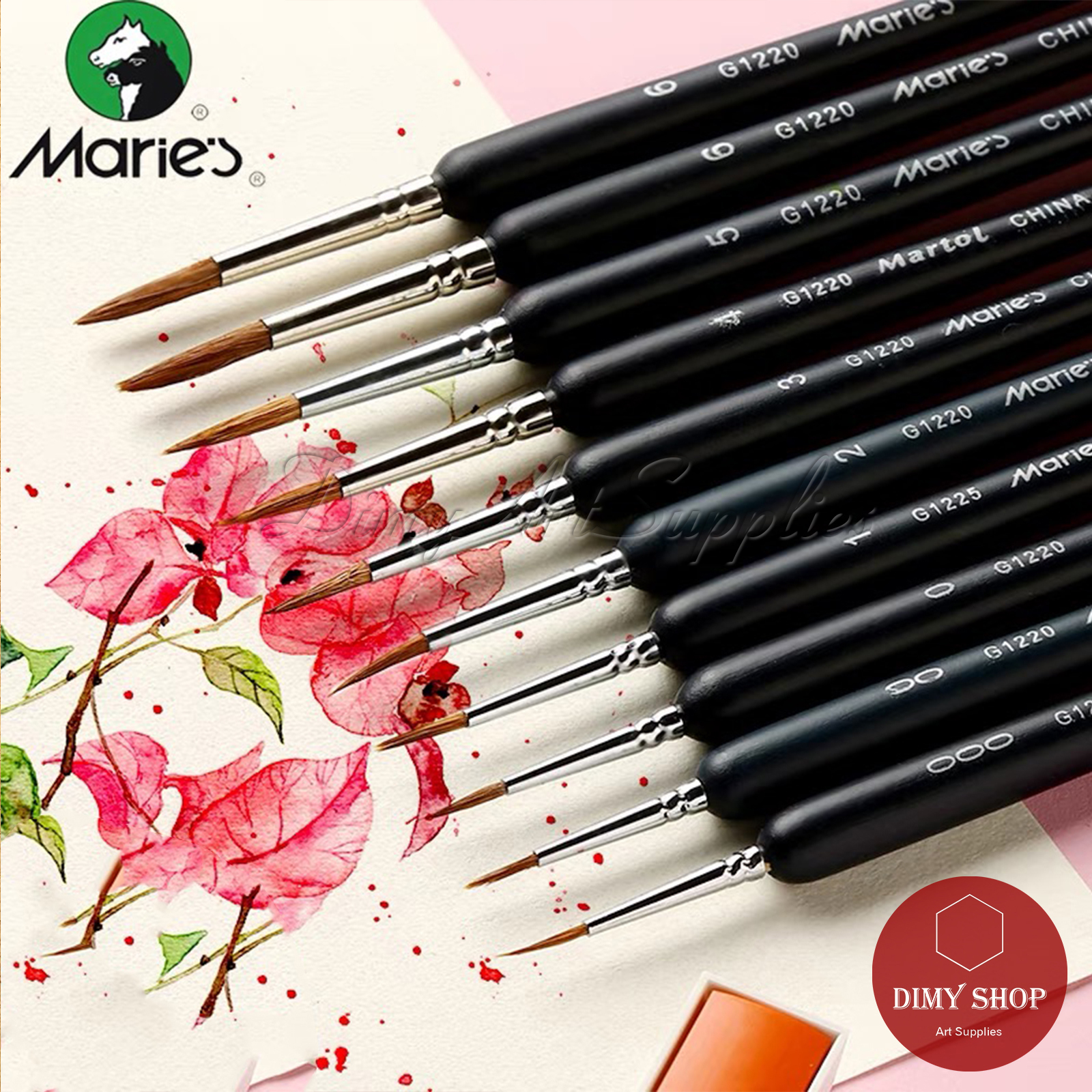 Cọ vẽ đầu tỉa maries martol