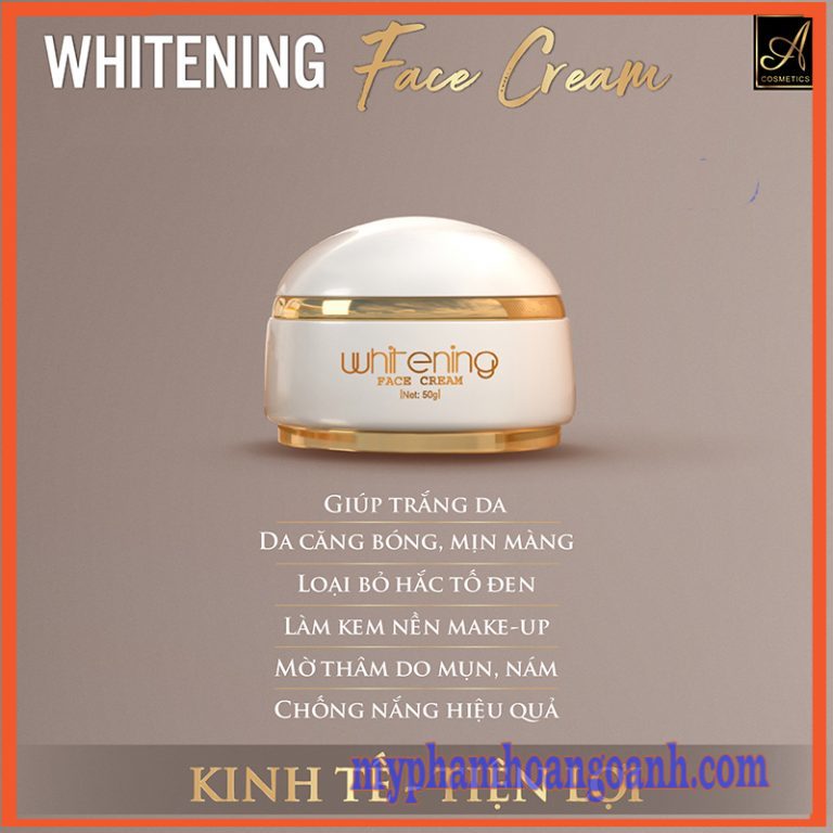 Kem mặt trắng da face pháp a cosmetics - hũ 50g mẫu mới 2022