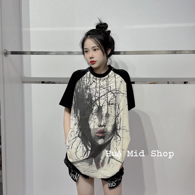 Áo phông nam nữ có cổ  áo phông mặt người Kiểu dáng thời trang Hàn Quốc Áo thun nam nữ, áo cotton na