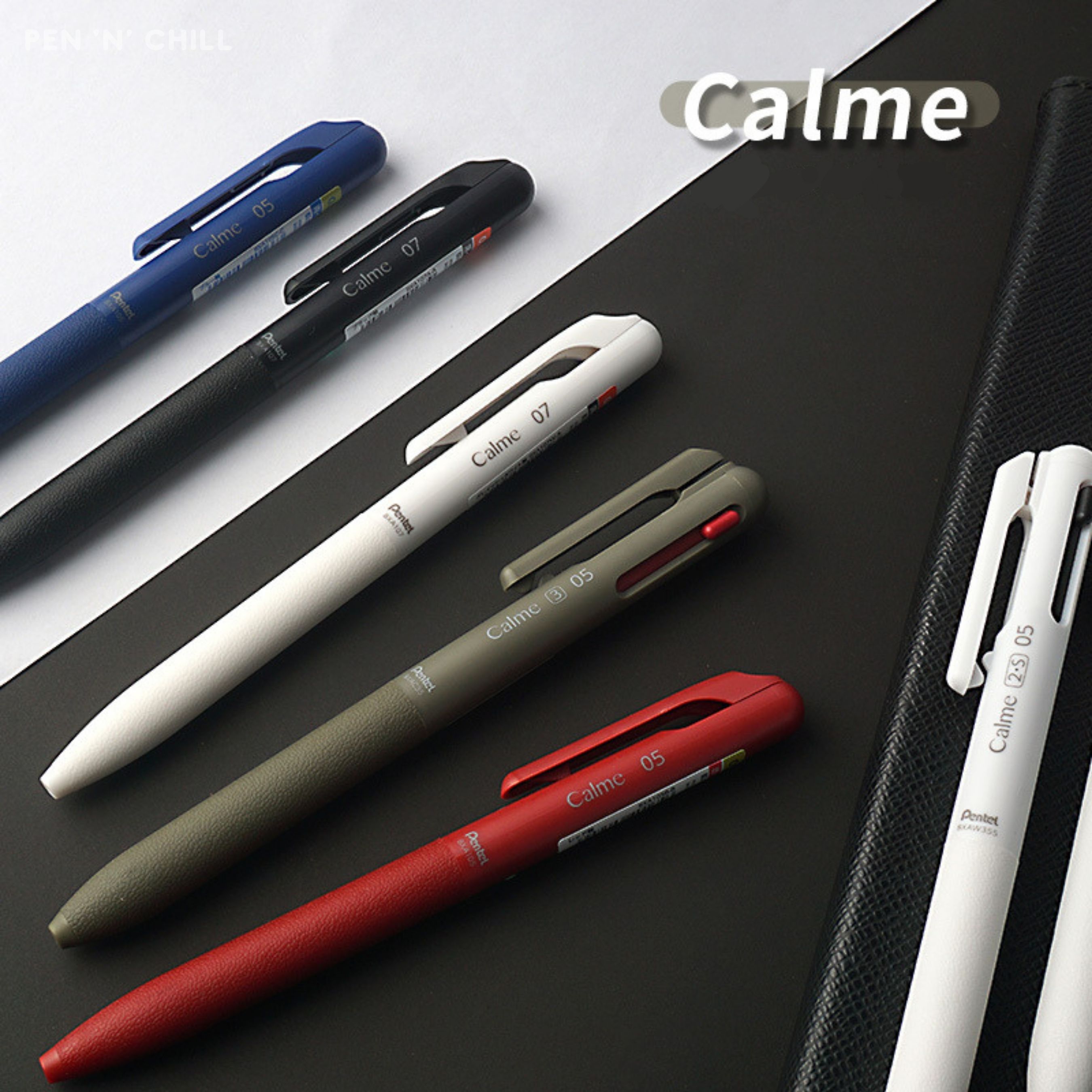 Bút bi gốc dầu Pentel Calme - Cỡ ngòi 0.5mm