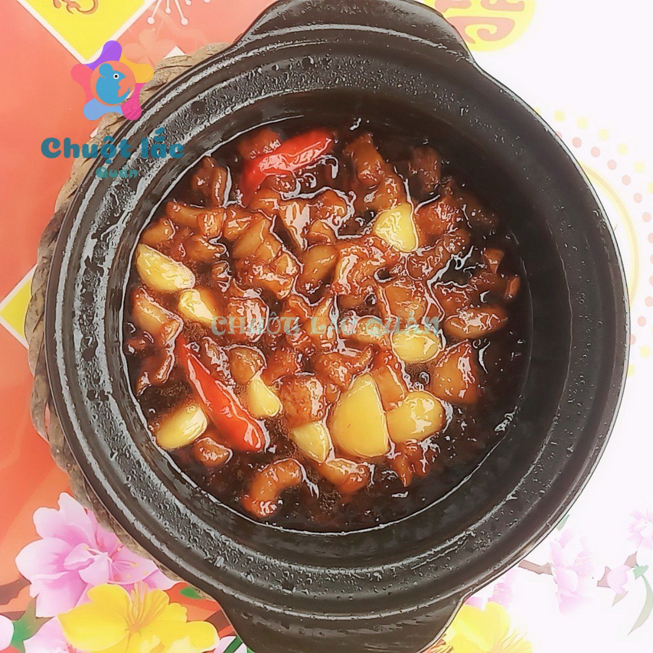Kho quẹt tôm khô tóp mỡ thập cẩm nhà làm hủ 200gr