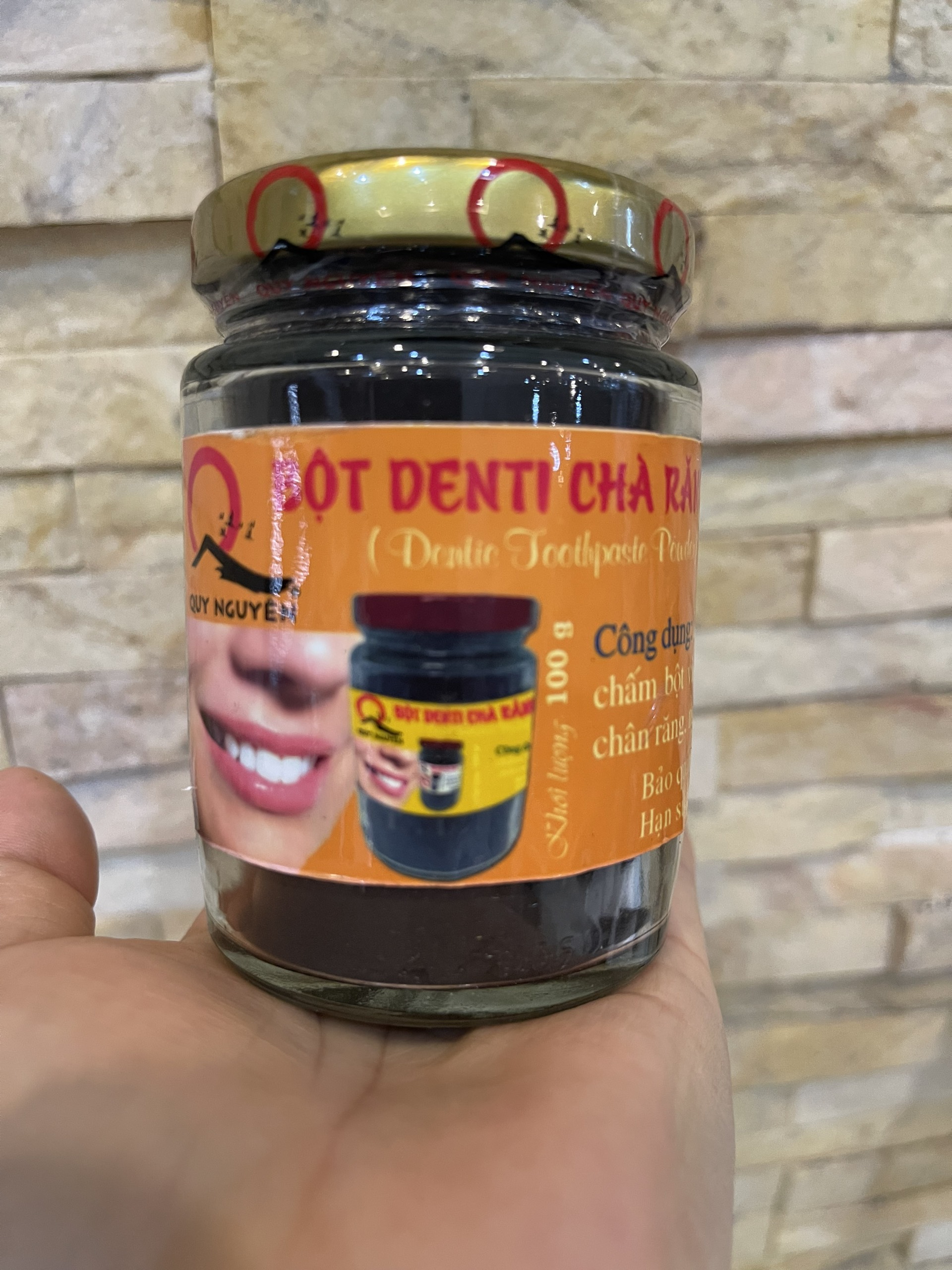 Bột denti chà răng quy nguyên
