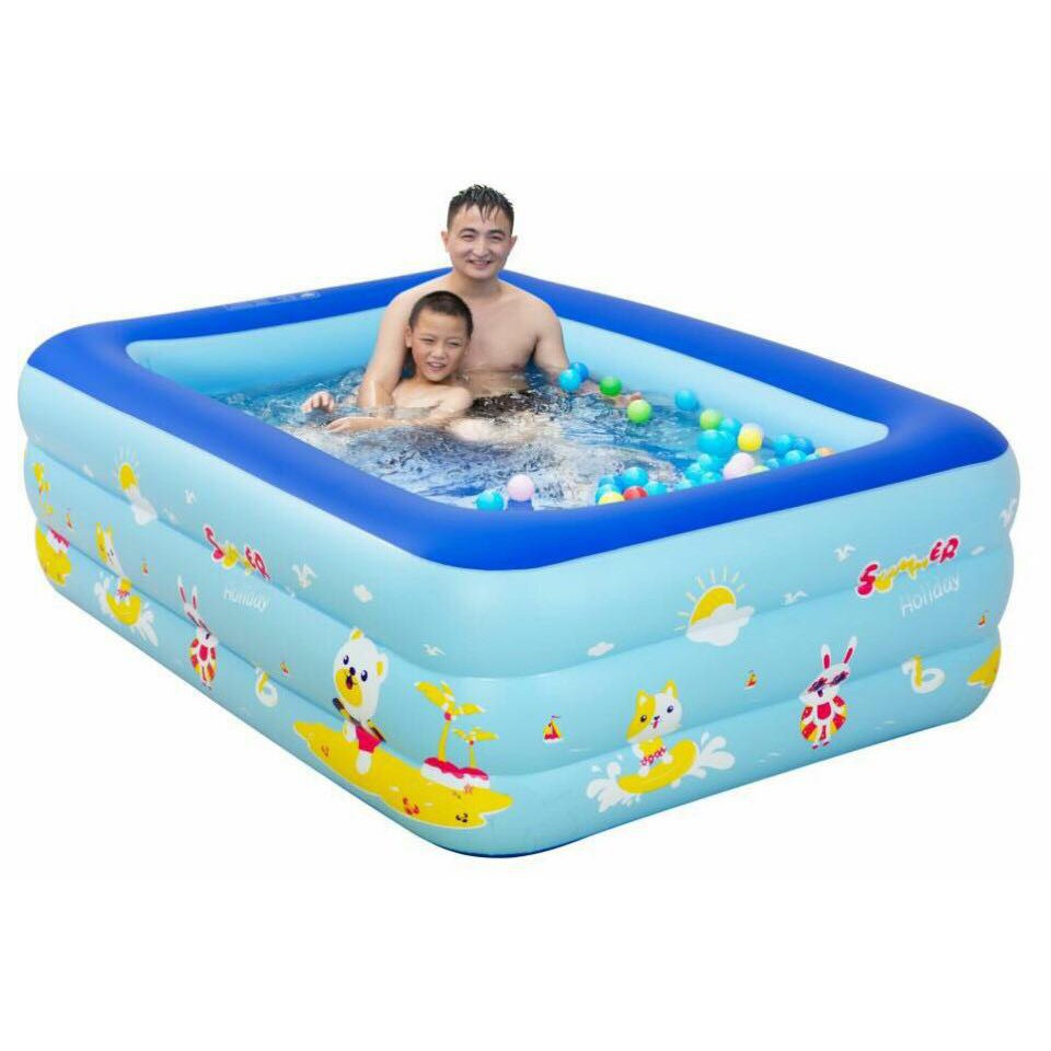 Bể bơi mini - bể bơi trong nhà- bể bơi 3 tầng 1m3. gọn nhẹ dễ sử dụng.