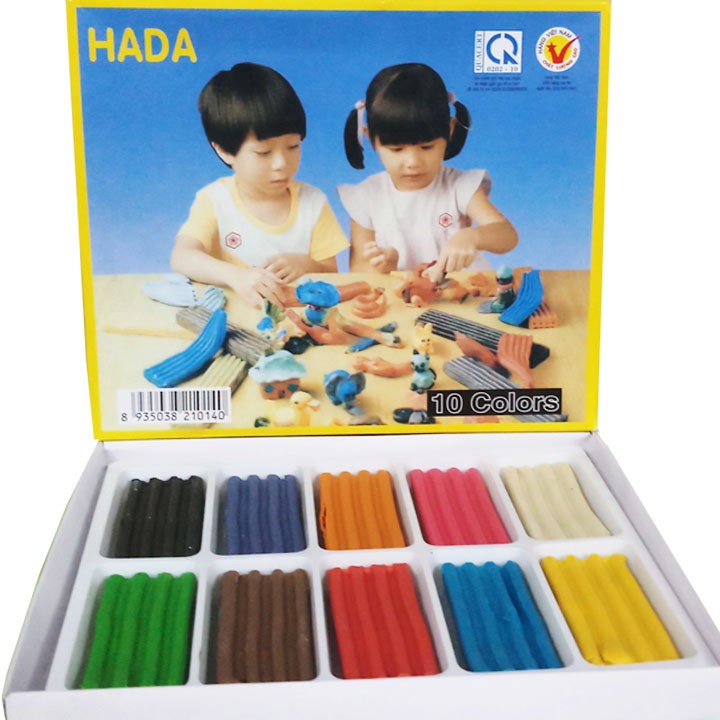 Đất nặn hada 10 màu