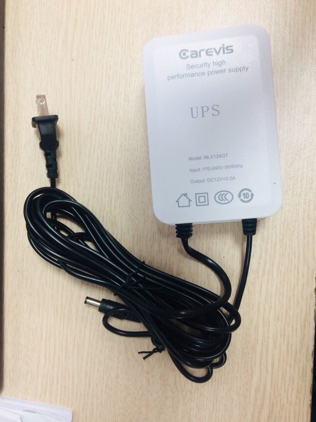 Nguồn dự phòng UPS 12V-2A cho bộ định tuyến WiFi, camera an ninh Mini UPS, camera ngoài trời, sử dụng cho các thiết bị dự phòng