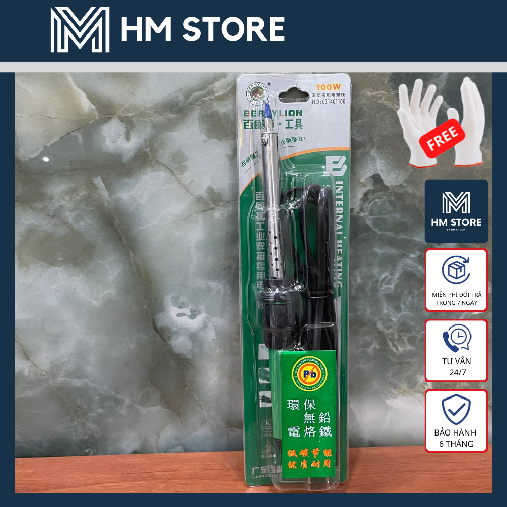Mỏ hàn chì berrylion 40w, 60w, 100w - 220v - hàng công ty chất lượng cao