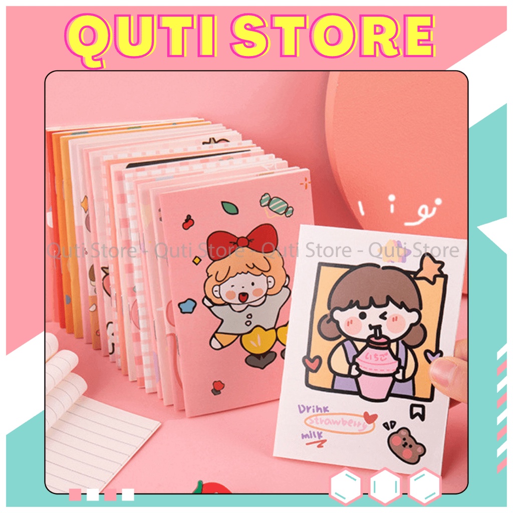 Sổ mini cầm tay note nhỏ cute nhỏ gọn tiện lợi xinh xắn tập nhỏ quti sn04