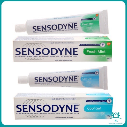 Kem đánh răng hương bạc hà Sensodyne Fresh Mint 100g