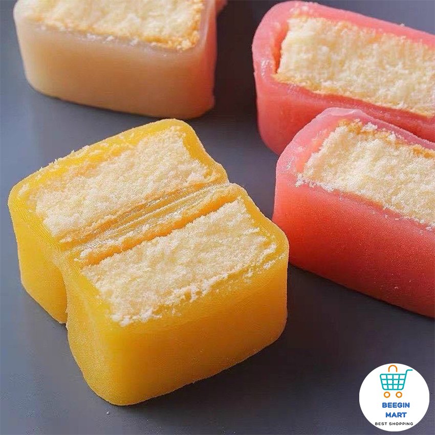 Thùng 2.5kg bánh mochi phu thê 4 vị đài loan b64t - beegin mart