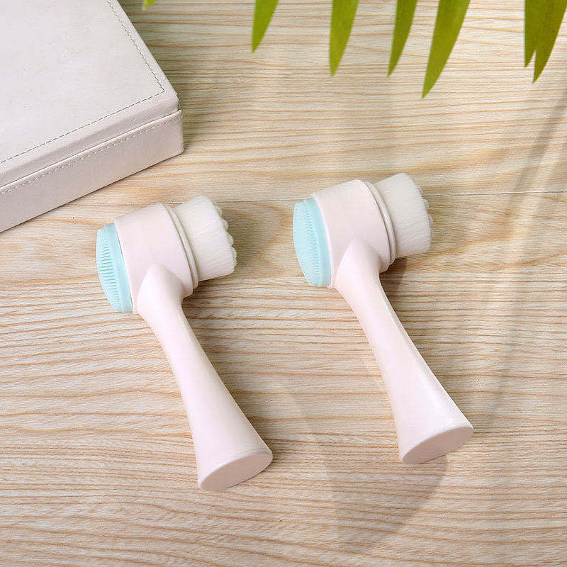 Cọ rửa mặt massage hai đầu sạch sâu hàng nội địa trung