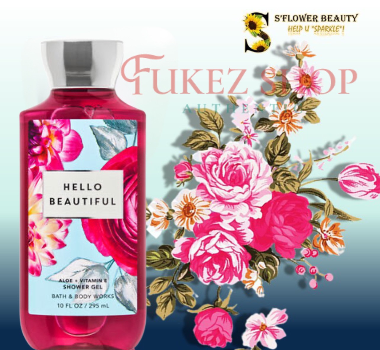 Sữa tắm Hello Beautiful hương thơm quyến rũ 295ML