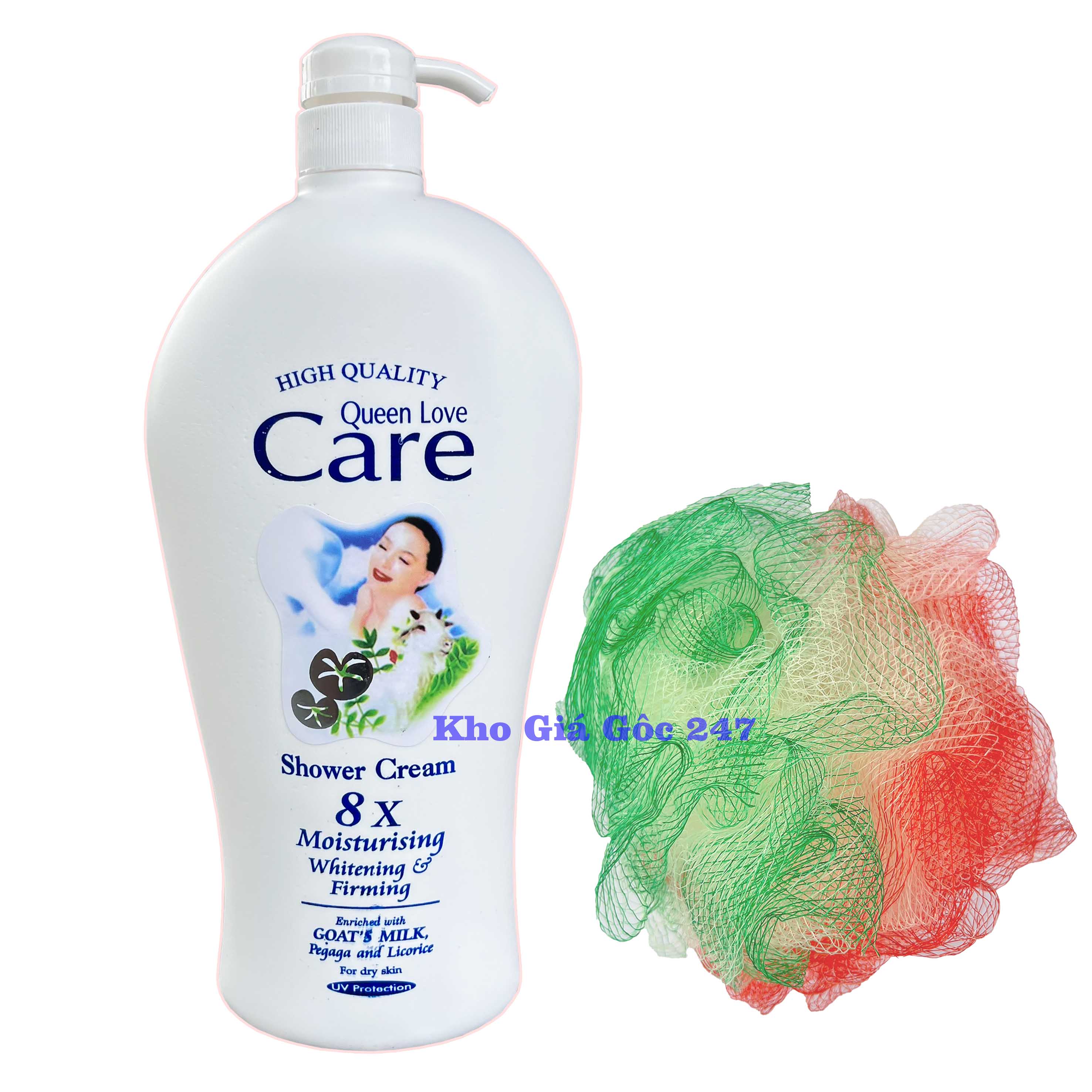 Sữa tắm dê care 8x 1200ml | sữa tắm trắng da