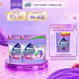 Combo 2 Túi Viên Giặt Xả MaxKleen  Hương Nước Hoa Huyền Diệu (Túi 34 Viên)