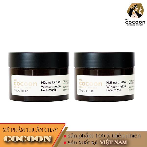 Bộ 2 mặt nạ bí đao the cocoon 30ml giảm dầu và mụn ẩn